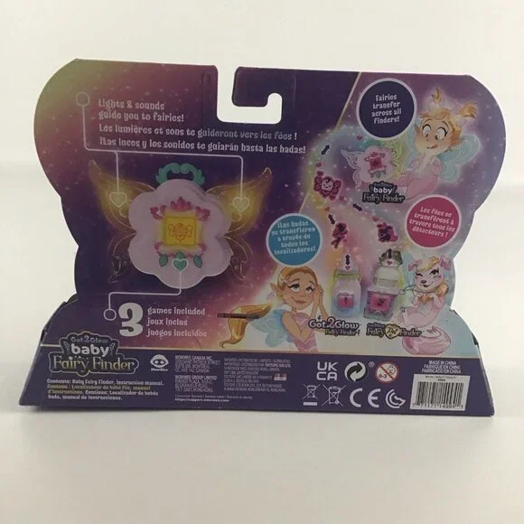 Got 2 Glow Baby Fairy Finder Games Lights & Sounds Guide You To Fairies New Toy